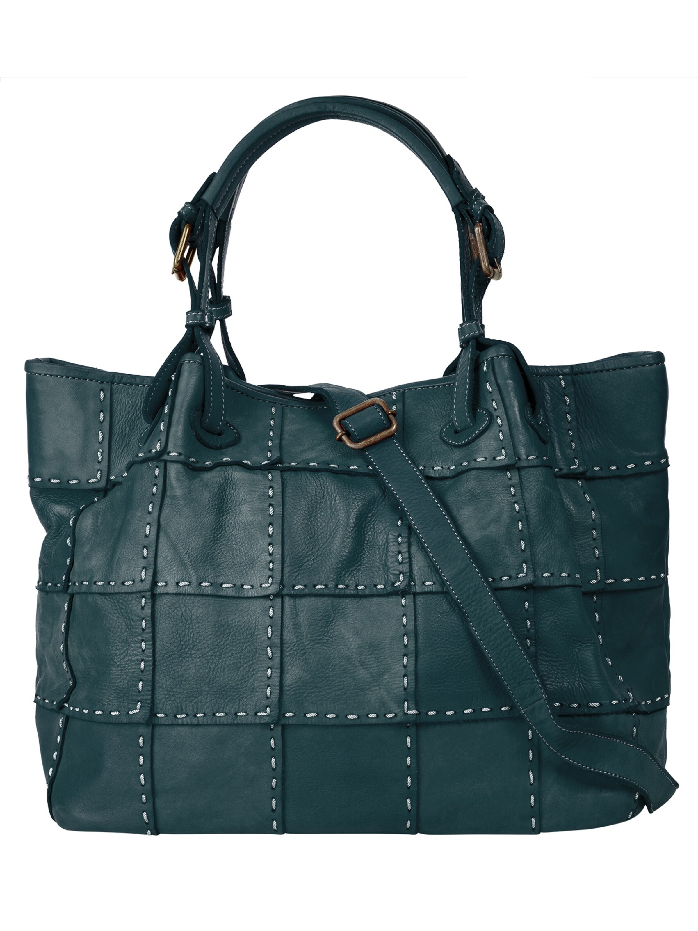 Samantha Look Shopper in Blue: front