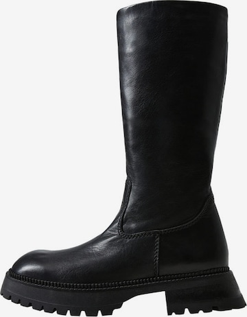 MANGO Boots 'Dina' in Black: front