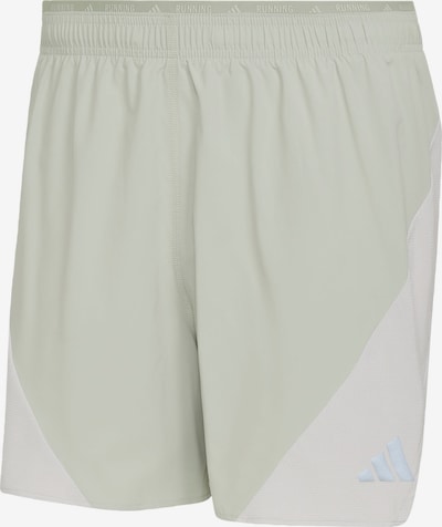 ADIDAS PERFORMANCE Sportske hlače 'Adi365Breeze' veličine S/4 u sivkasto bež / pastelno zelena / bijela, Pregled proizvoda
