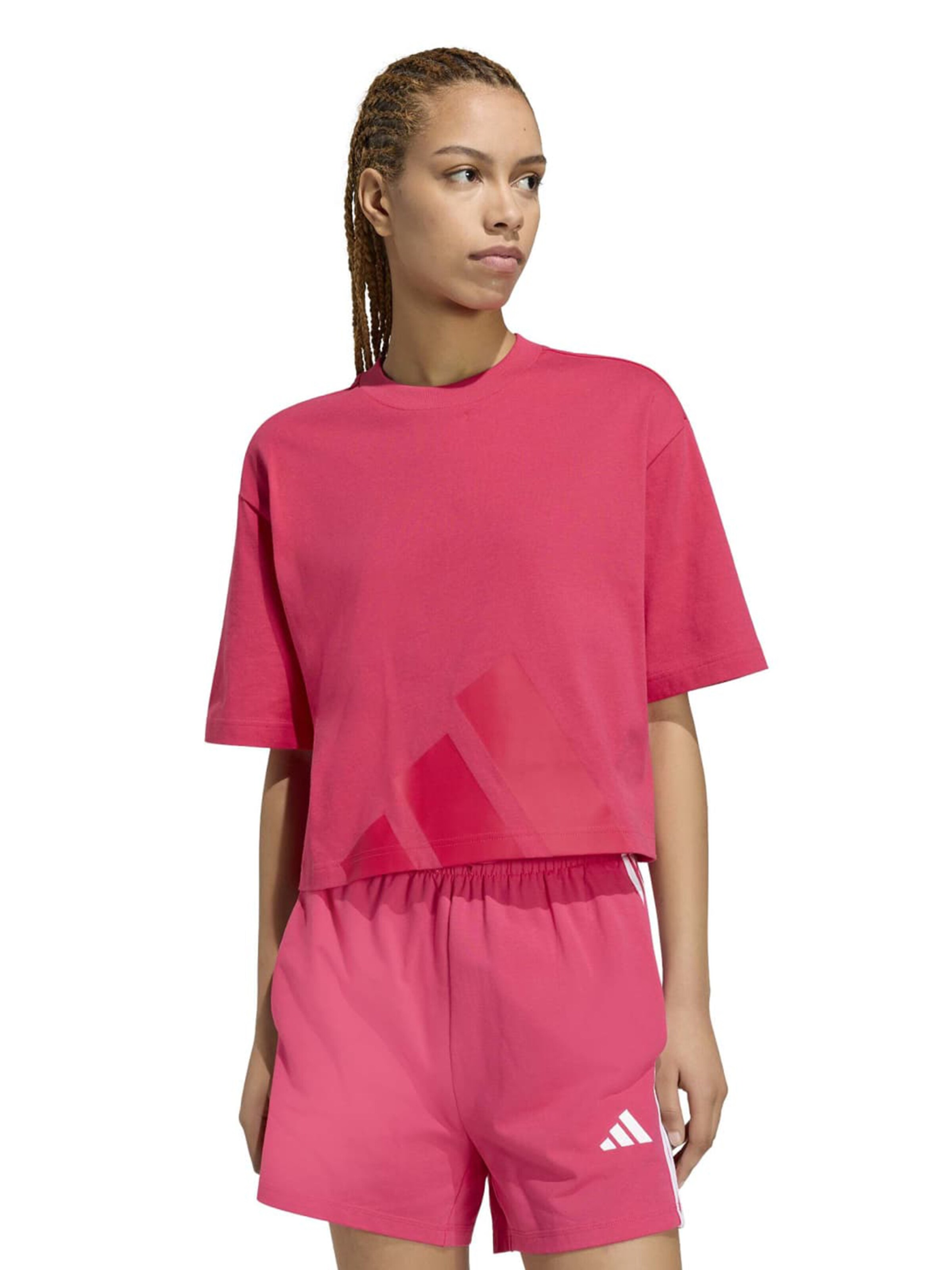 ADIDAS SPORTSWEAR Performance Shirt 'Essentials' in Pink: front