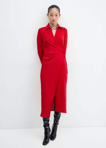 MANGO Obleka 'bilma' | rdeča barva
