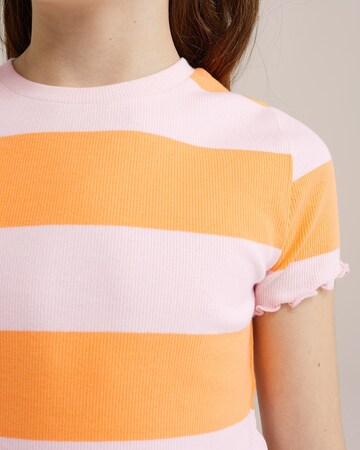 T-Shirt WE Fashion en orange