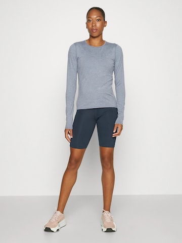 Girlfriend Collective Normální Kalhoty ' Compressive ' – modrá