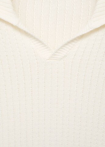 MANGO MAN Sweater 'Hondarra' in White