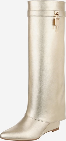 Ital-Design Boots in Gold: front