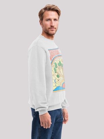 Sweat-shirt 'US National Parks Joshua Tree' F4NT4STIC en blanc