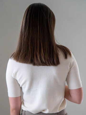 WEARABLE STORIES Sweater 'Lone' in Beige