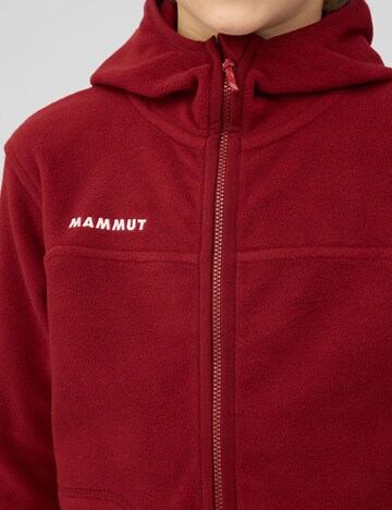 MAMMUT Athletic Fleece Jacket in Red