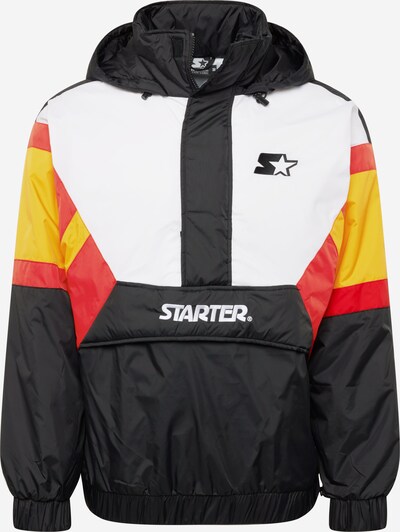 Starter Black Label Veste mi-saison en jaune / rouge / noir / blanc, Vue avec produit