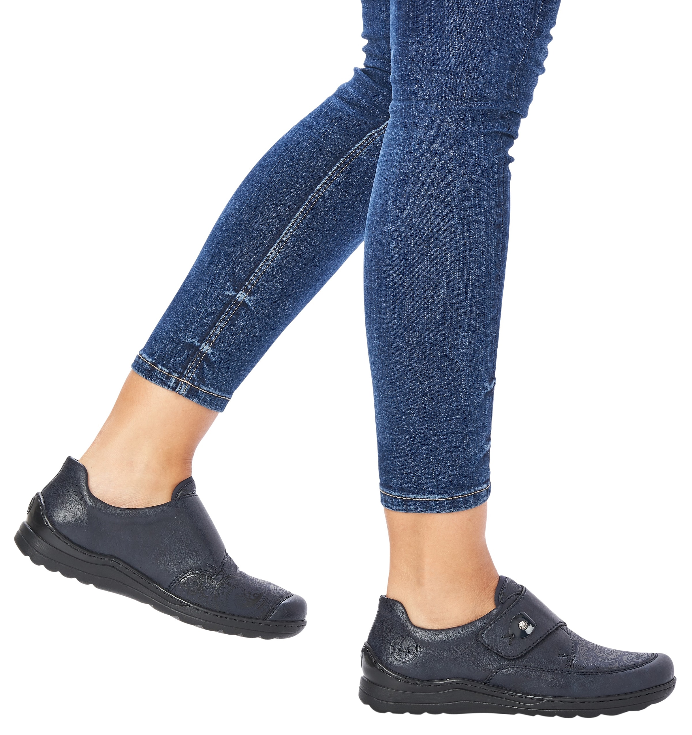 Rieker Slipper in Blau