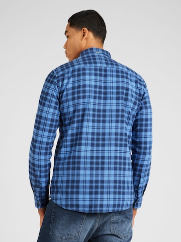 QS Regular fit Overhemd in Blauw