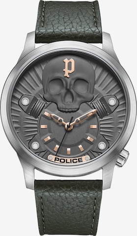 Montre à affichage analogique 'JET' POLICE en gris : devant