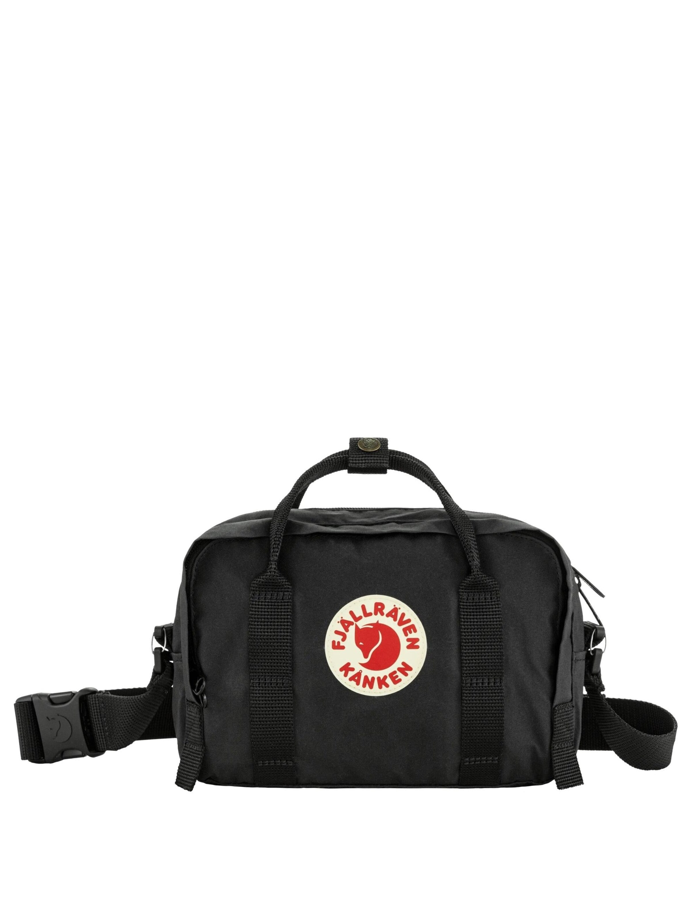 FJALLRAVEN Crossbody Bag 'Kånken' in Black: front