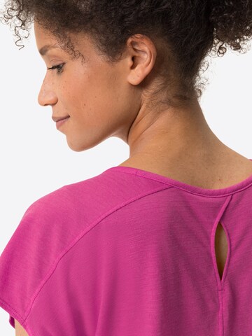 VAUDE Performance shirt 'Skomer' in Pink
