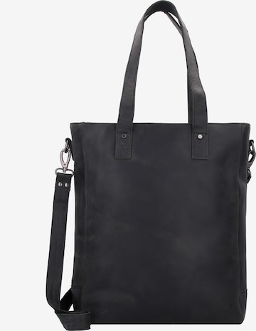 Plevier Shopper in Black: front