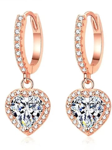 Staufergold Ohrringe 'Ohrstecker „Coeur Classic“ (Herz 1,0 ct x2)'‌‌‌‌‌‌‌‌ in Gold: Vorderseite