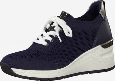 Earth Edition by Marco Tozzi Sneaker in navy / silber, Produktansicht