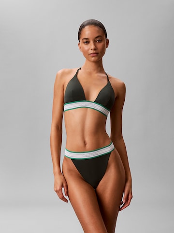 Calvin Klein Underwear Τρίγωνο Τοπ μπικίνι σε πράσινο