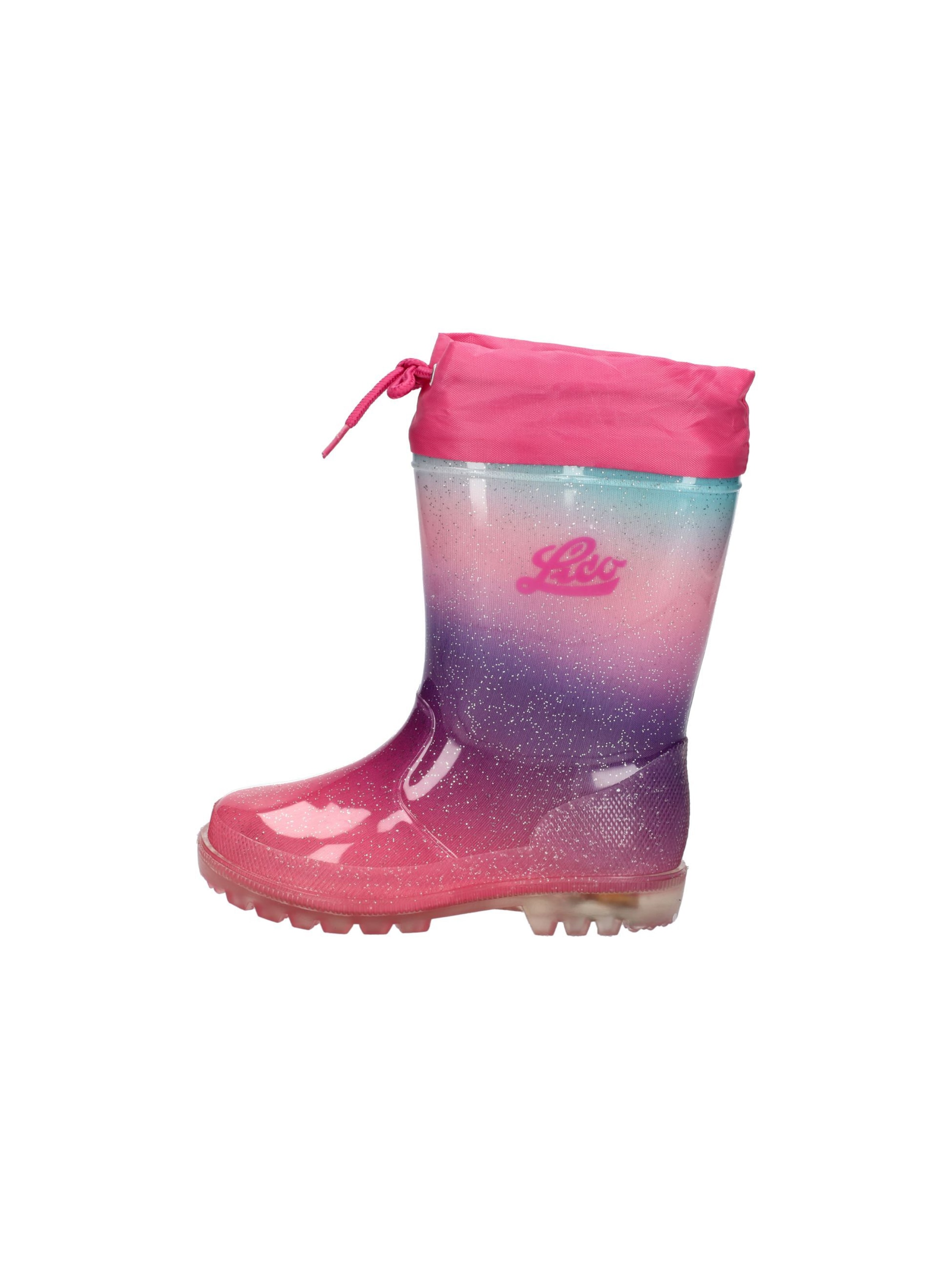 LICO Gummistiefel 'Powerlight Blinky' in Pink