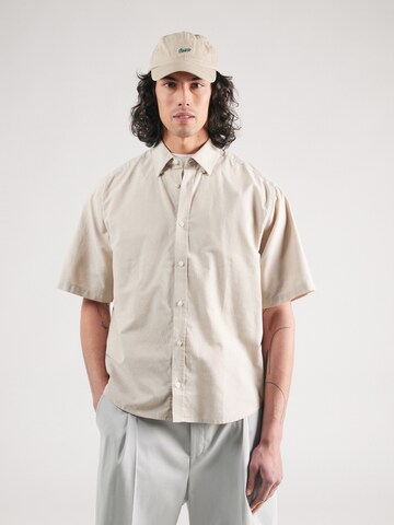 Only & Sons - Ajuste confortable Camisa 'ONSALVARO' en beige: frente