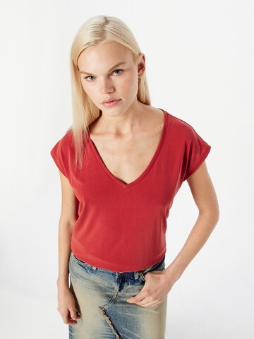 VERO MODA T-Shirt 'FILLI' in Rot: Vorderseite