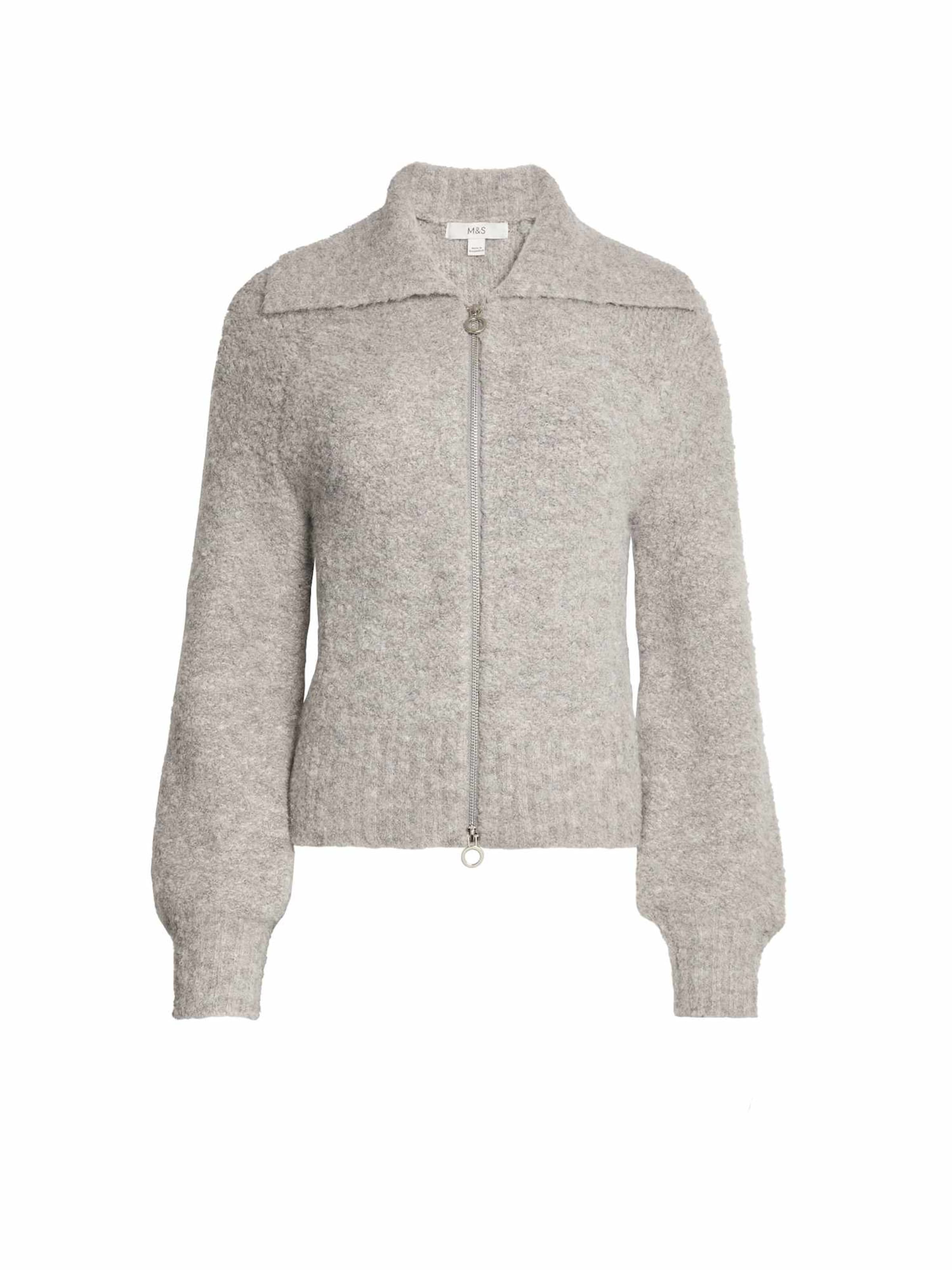 Cardigan Marks & Spencer en beige : devant