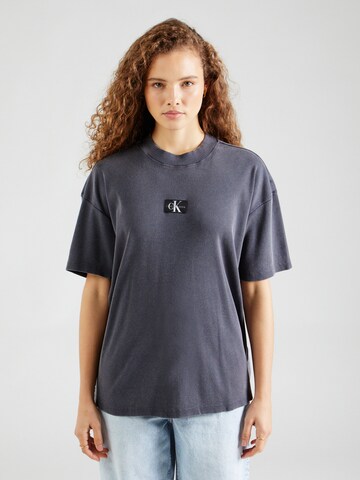 T-shirt Calvin Klein Jeans en gris : devant