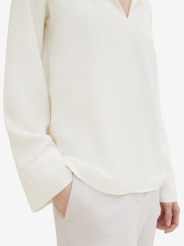 TOM TAILOR Blouse in White