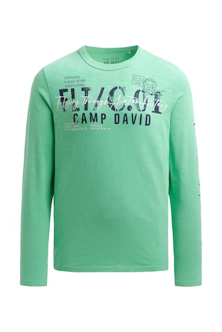 CAMP DAVID Shirt in Green: front