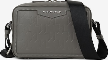 Sac à bandoulière Karl Lagerfeld en gris : devant