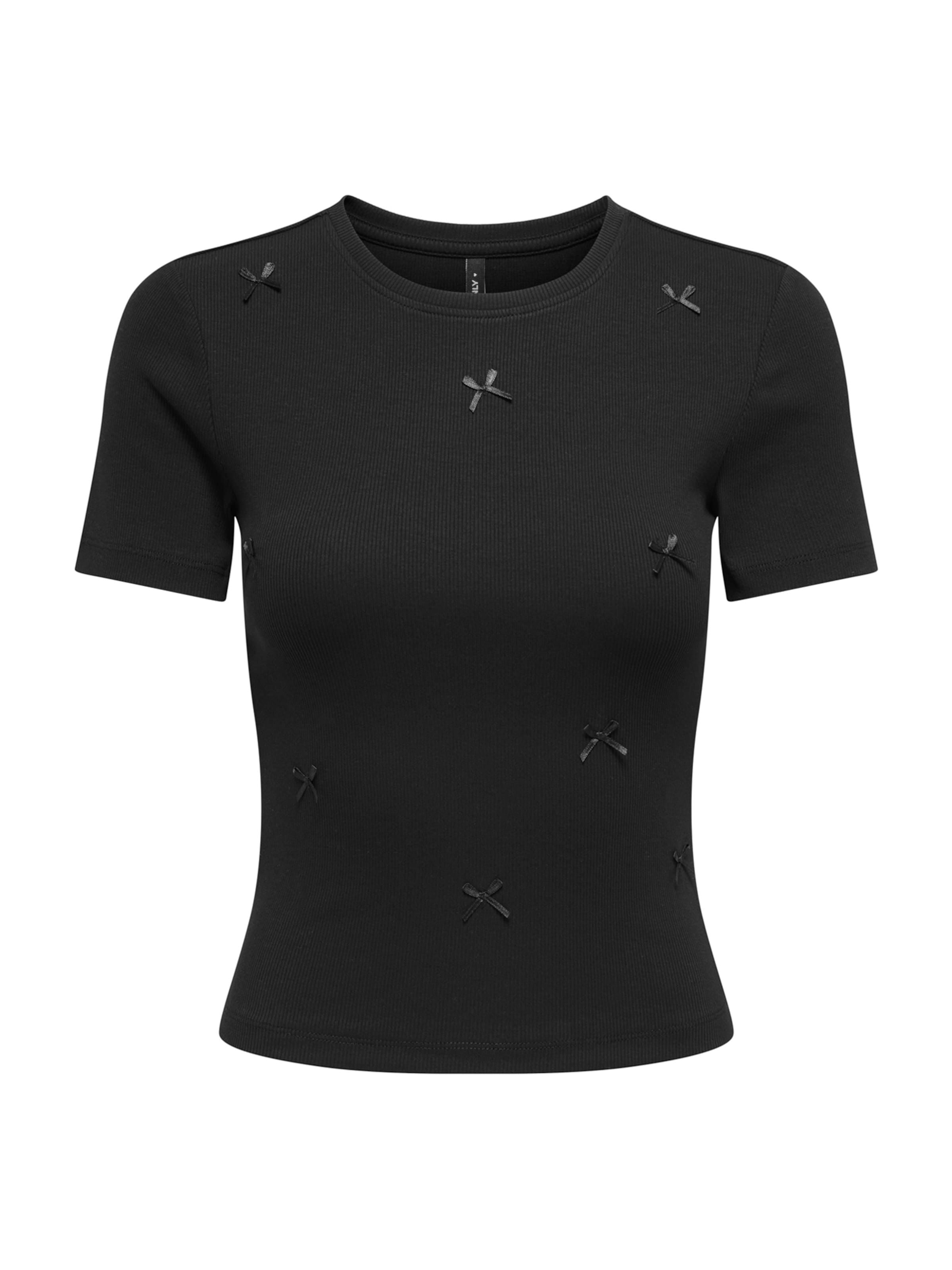 ONLY Majica 'ONLFEMKE' | črna barva: sprednja stran