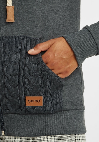 Oxmo Zip-Up Hoodie 'Matilda' in Grey