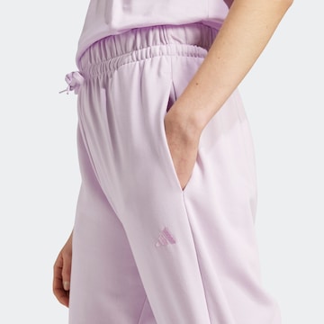 ADIDAS SPORTSWEAR Tapered Sporthose 'Essentials' in Lila