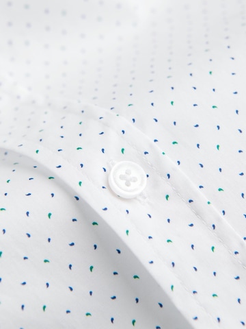 Ombre - Ajuste regular Camisa en blanco