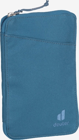 DEUTER Wallet in Blue: front