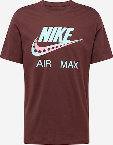 Nike Sportswear T-Shirt 'DAY FUTURA' in Braun: predná strana