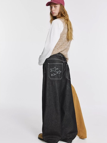 Pull&Bear Luźne Jeansy w kolorze szary