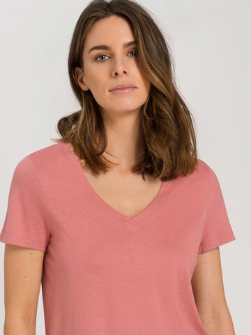 Hanro - Camisa de pijama 'Sleep & Lounge' em rosa