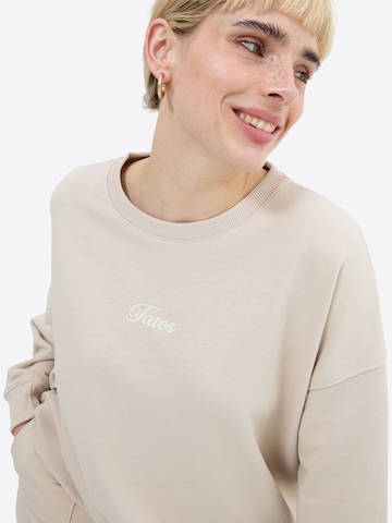 TATES Sweatshirt in Beige