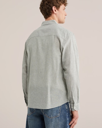 Regular fit Camicia business di WE Fashion in verde