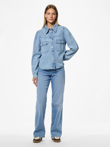 PIECES Blouse 'PCSika' in Blue