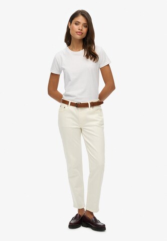 Coupe slim Jean Superdry en blanc