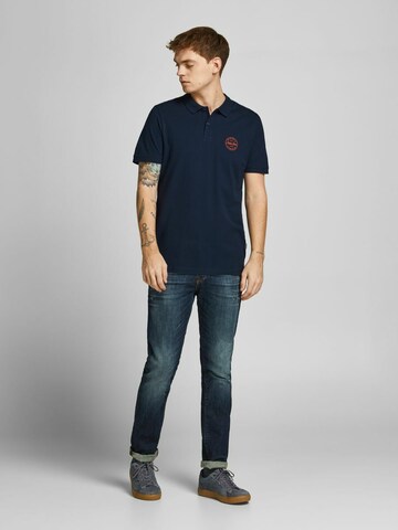 JACK & JONES Tričko 'Shark' – modrá