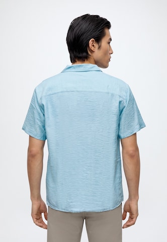 JACK & JONES Regular fit Skjorta 'JORLUKE BILLYBURG' i blå: baksida