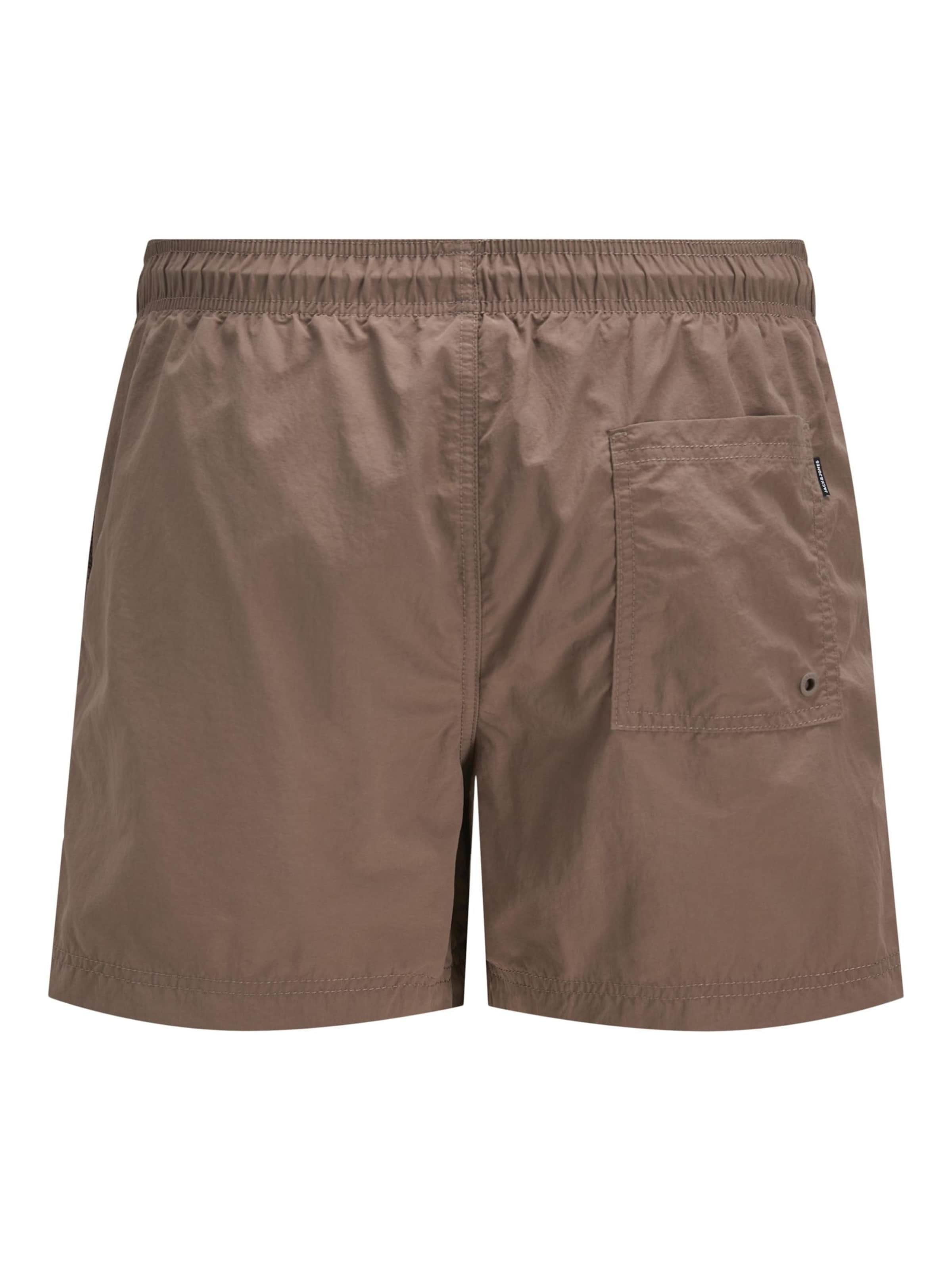 Shorts de bain 'JPSTNaxos' JACK & JONES en marron