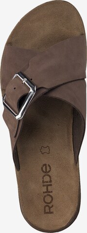 ROHDE Mules 'Cortona' in Brown