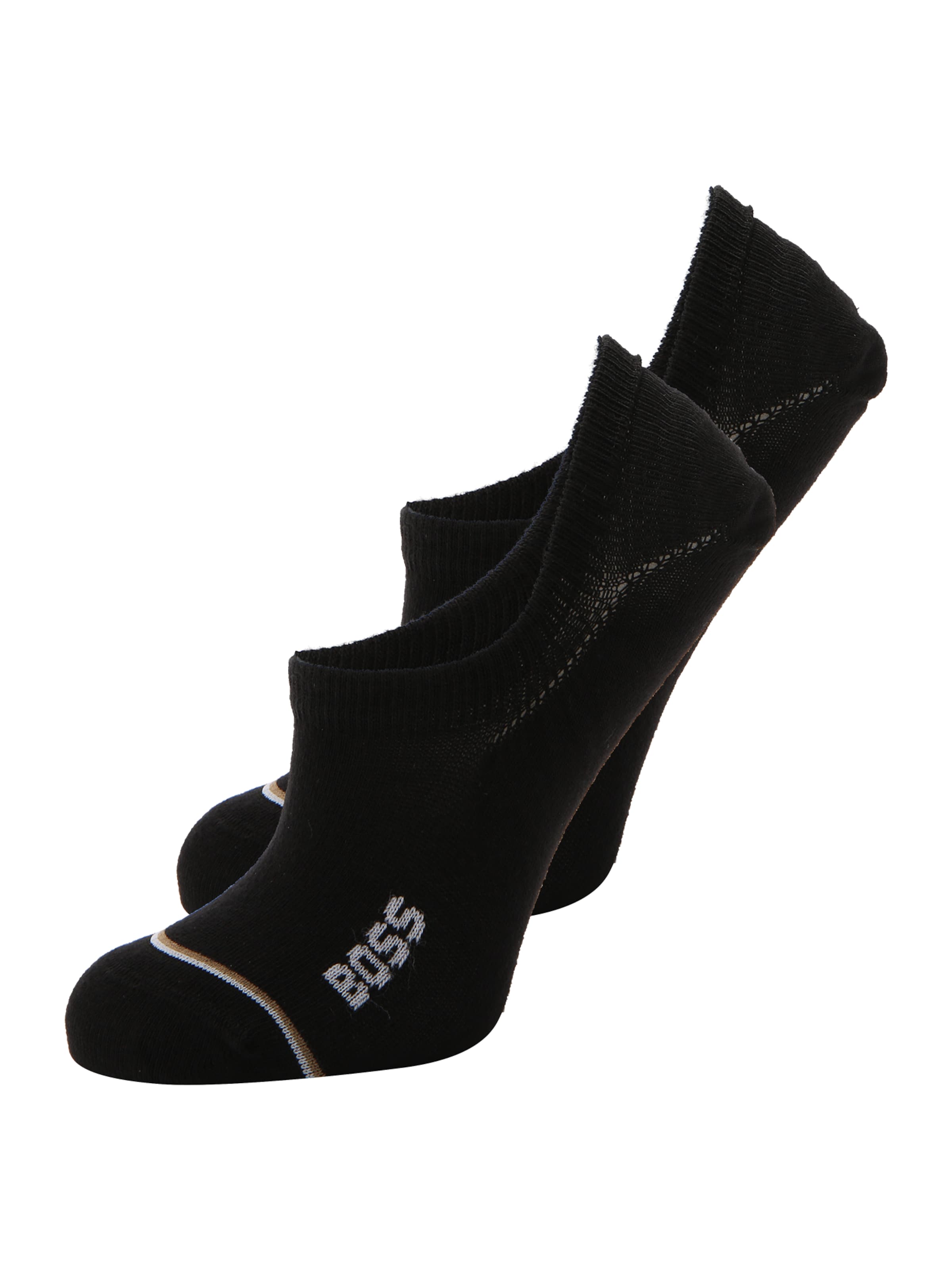 BOSS Socks 'Iconic' in Black: front