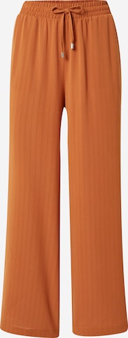 Loosefit Pantalon QS en marron : devant