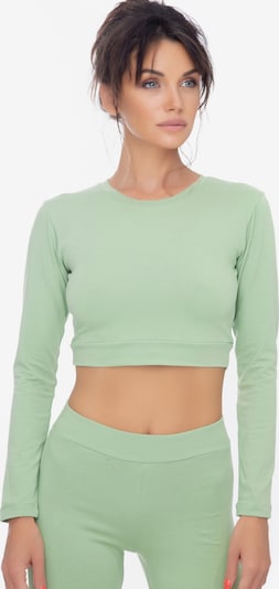 Evoni Funktionsshirt 'Bauchfrei' in apfel, Produktansicht