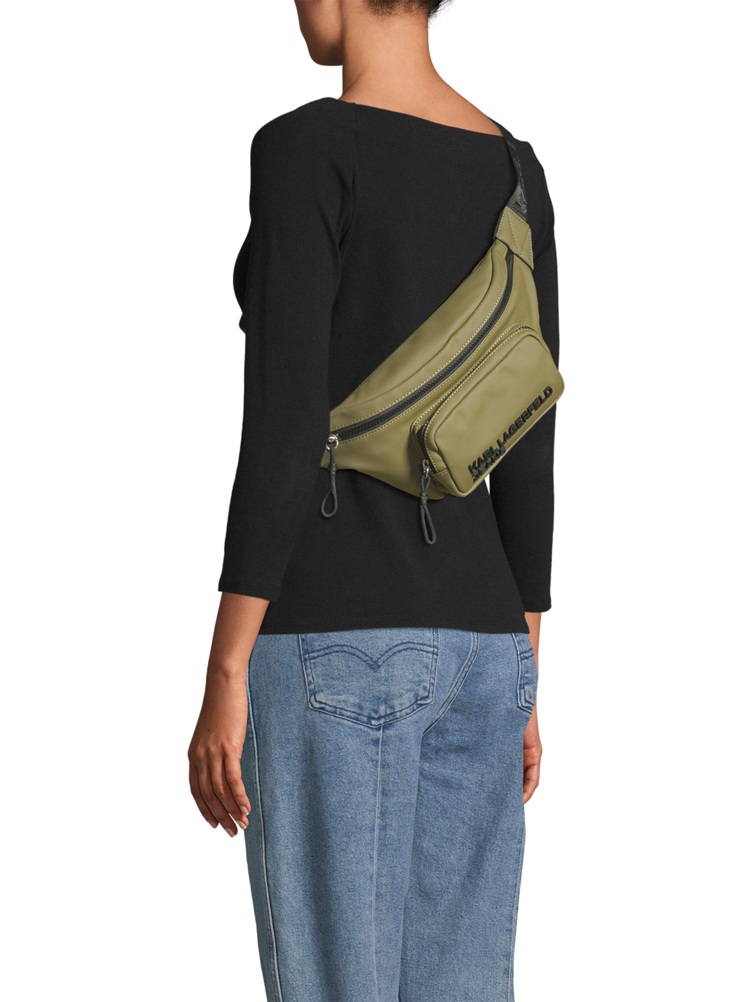 KARL LAGERFELD JEANS Ledvinka – zelená